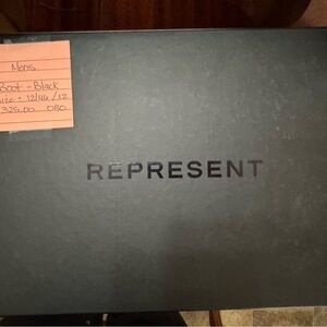 Represent Men's Black Boots